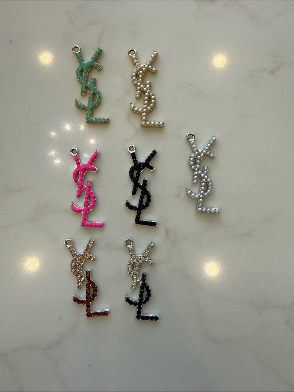 Hand Crafted Inspired Multi-Color Pendant Charms